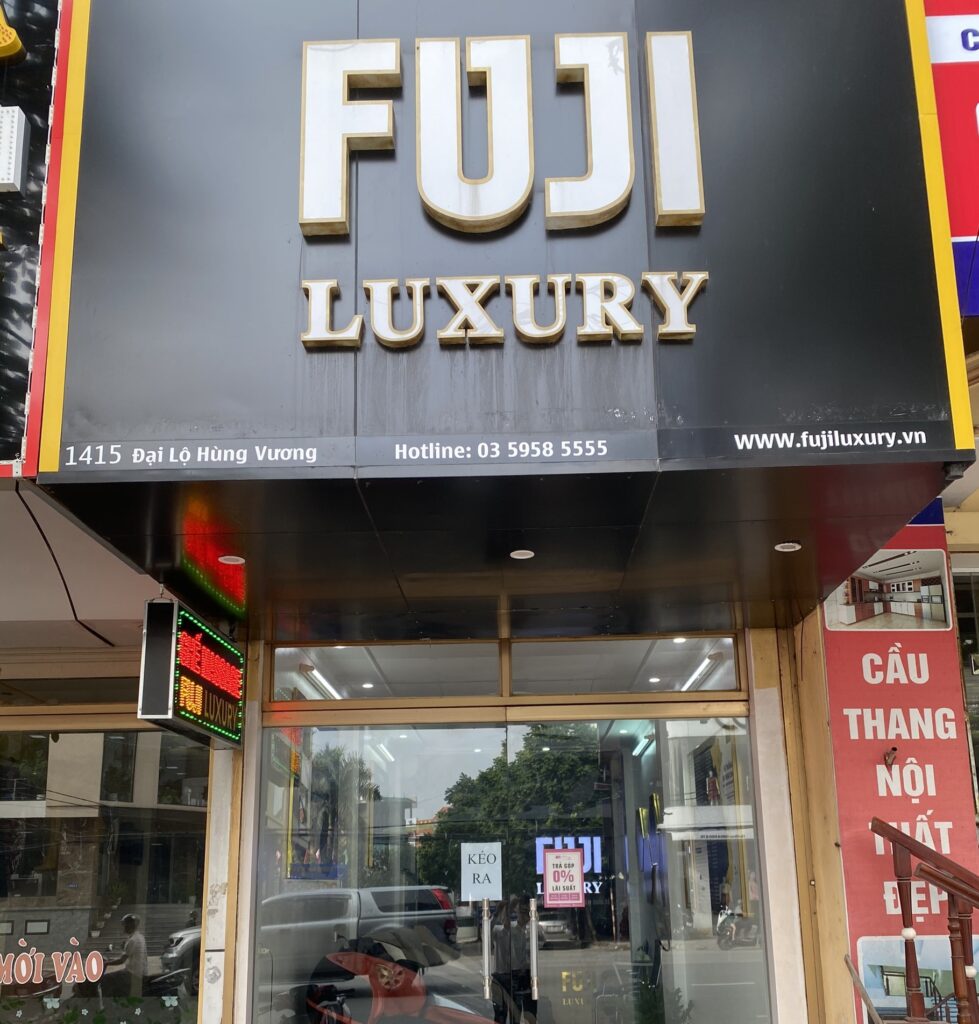 Mạo danh thương hiệu Fuji Luxury tại Phú Thọ